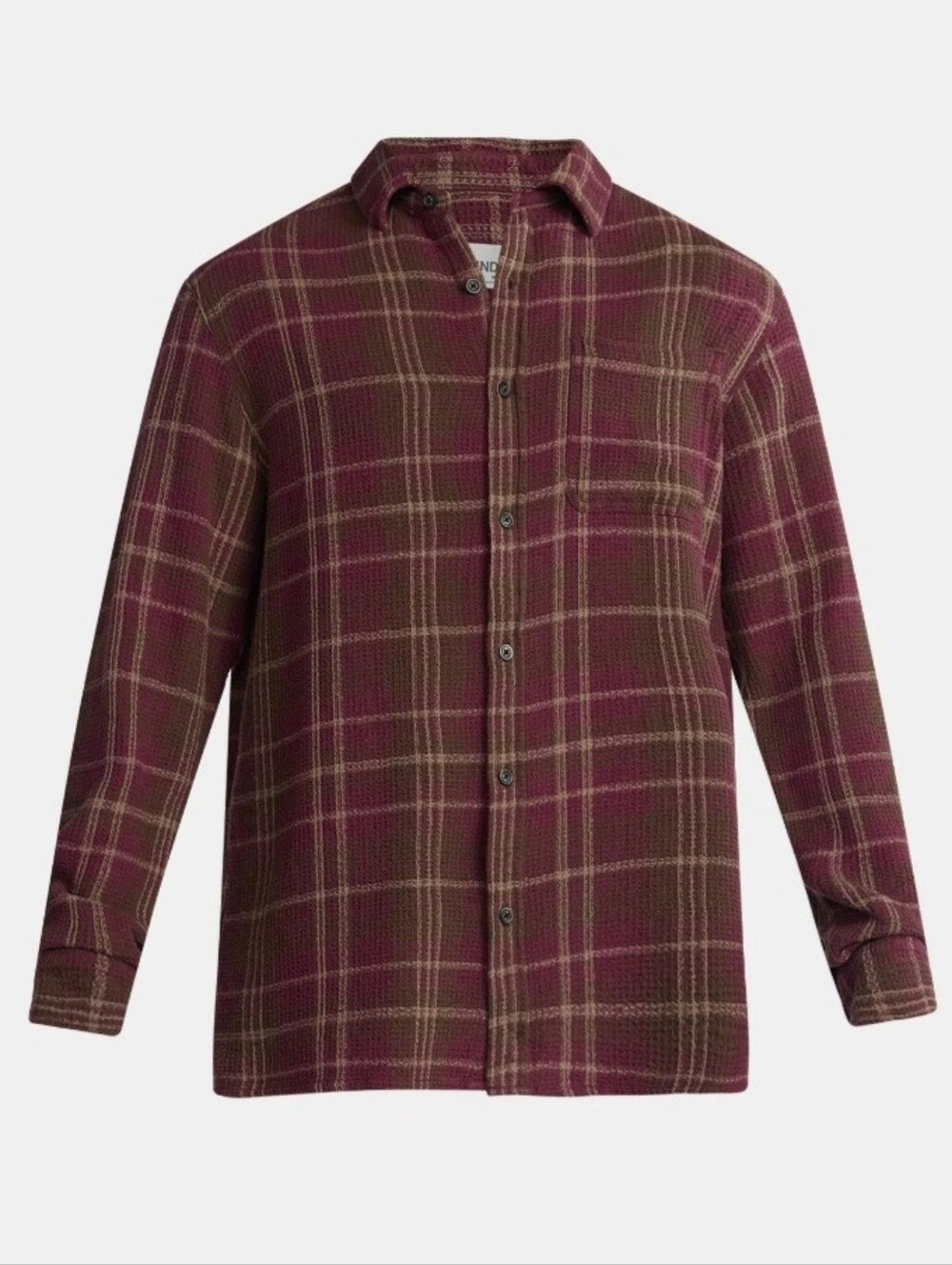 No Boundaries Men's 3X LS Textured Shirt